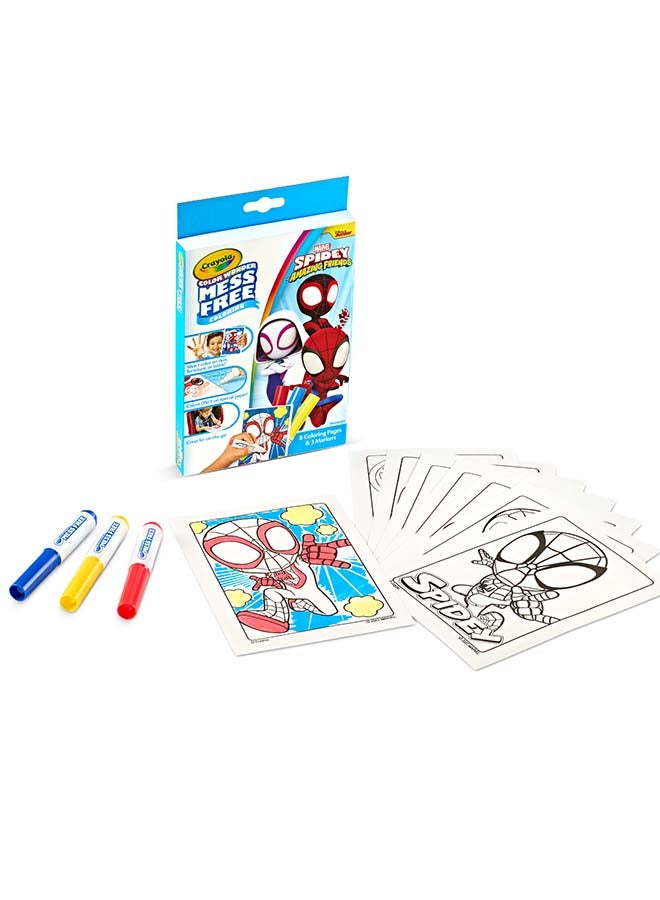 Crayola Color Wonder Mini Box Set, Spidey & His Amazing Friends | The reusable box is perfeCountfor storage and travel, ensuring a colorful adventure anytime, anywhere | great for ages 3 and up. - Image 1