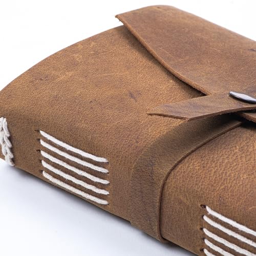CRAFT JUNKY Vintage Leather Journal Diary - Image 5