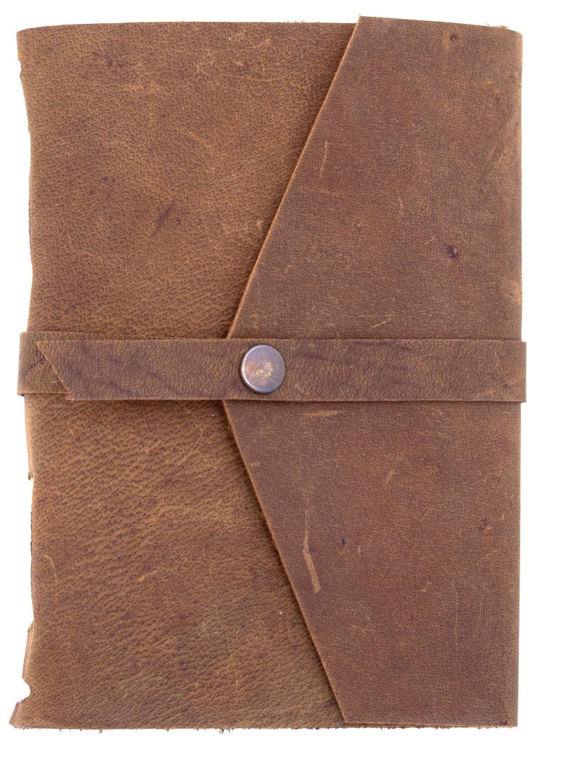 CRAFT JUNKY Vintage Leather Journal Diary - Image 4