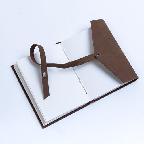 CRAFT JUNKY Vintage Leather Journal Diary - Image 3