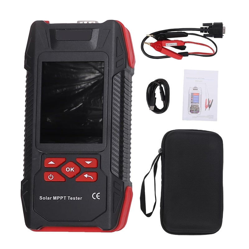 Asixxsix Solar Panel Tester, 90V 40A 2000W Solar Power Meter, Watt Meter with Auto Power Off Data Hold for Voc Isc PV Module Testing - Image 1