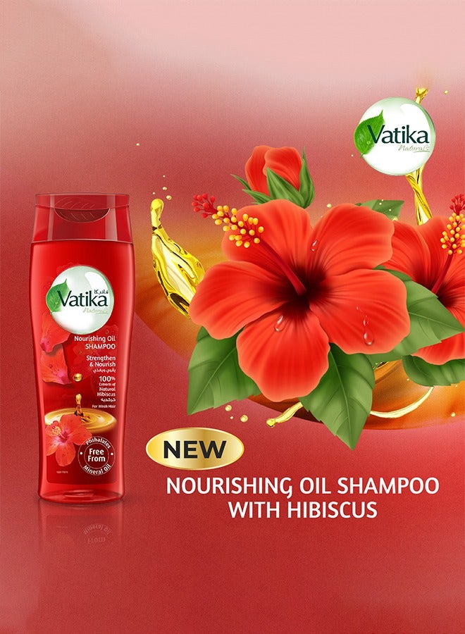 Vatika Naturals Oil Shampoo Hibiscus Twin Pack 425Ml  - Image 2