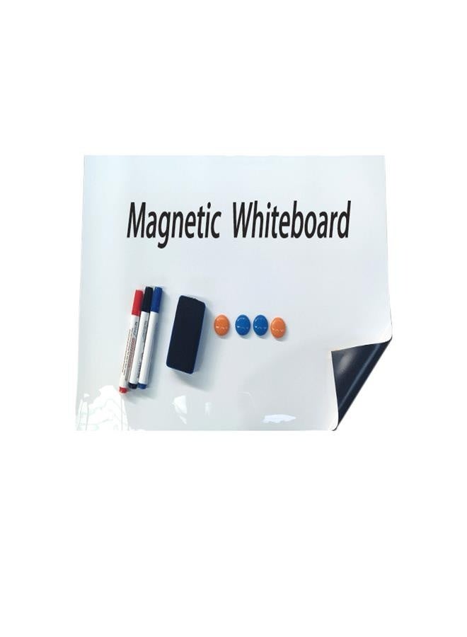 40x60cm Removable Magnetic Whiteboard Sticker - Set with Markers & Magnets - Image 1