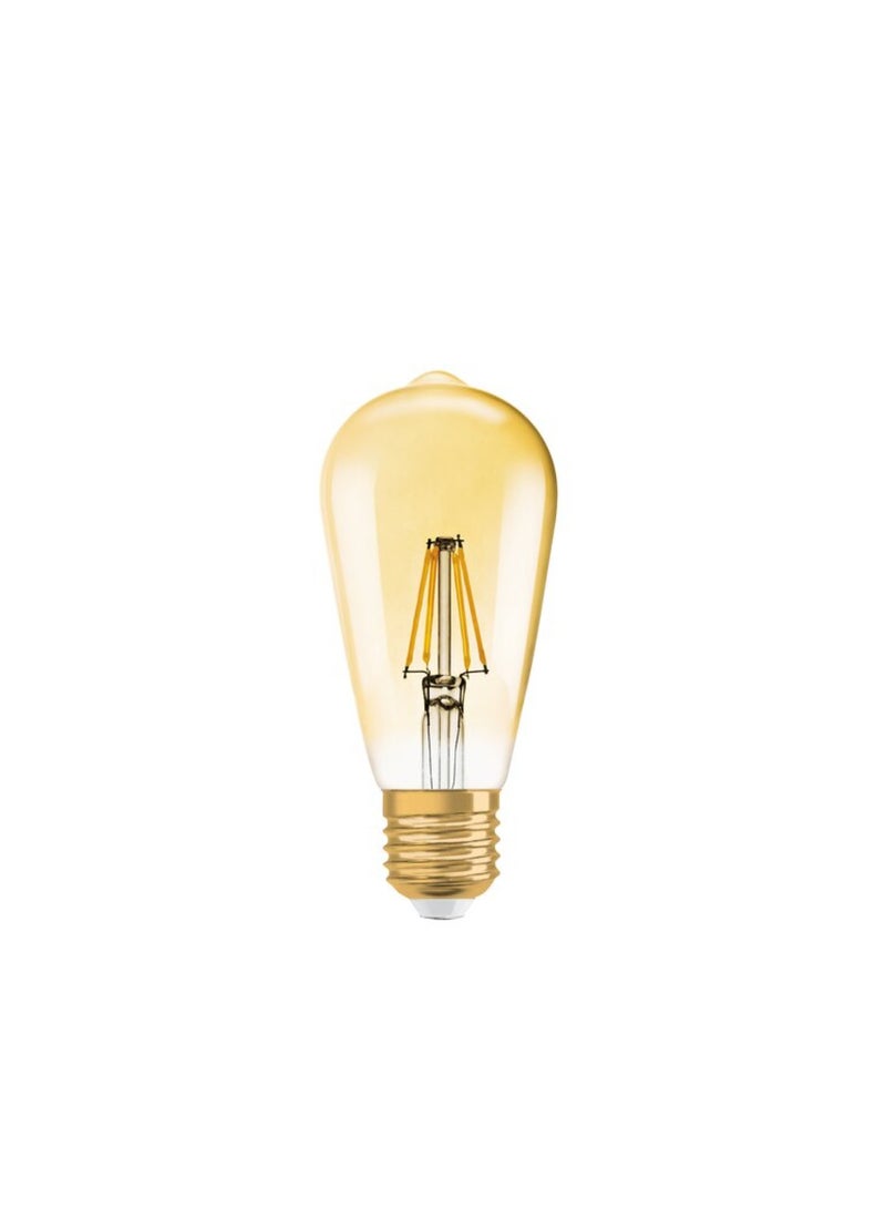 OSRAM Osram E27 Vintage Led Bulb 1906 Gold Filament Warm White 6.5W Dimmable - Image 1