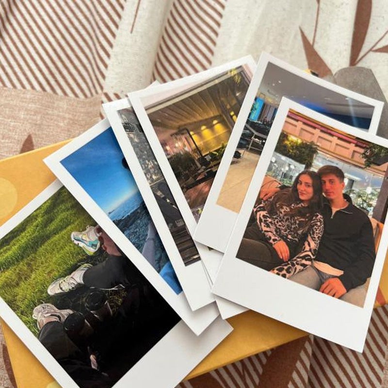 Exquisite Custom Photo 5 Pcs High Definition Printing Modern Minimalist Literary Style Unique Personalized Gift For Birthday Surprise Sweet Couple Memory - Image 1