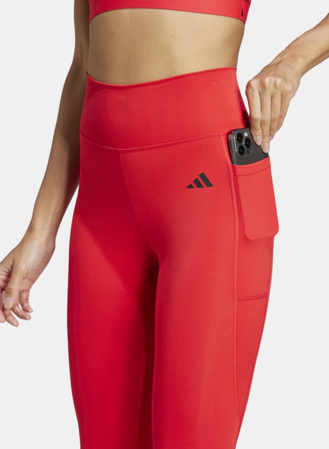 Adidas Optime Essentials Stash Pocket Full-Length Leggings - Image 5