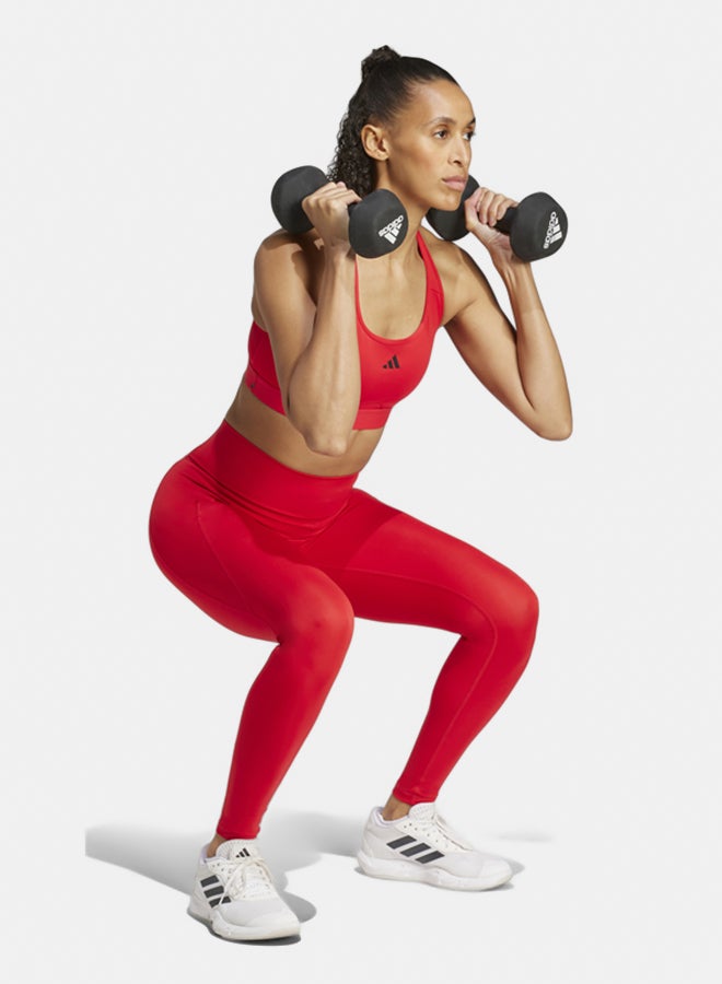 Adidas Optime Essentials Stash Pocket Full-Length Leggings - Image 4