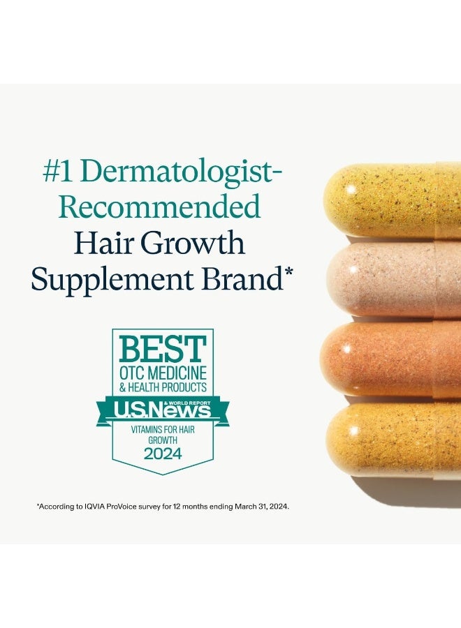 NUTRAFOL Women'S Vegan Hair Growth Supplements, Plant-Based, Ages 18-44, Clinically Tested For Visibly Thicker, Stronger Hair, Dermatologist Recommended - 1 Month Supply - Image 3