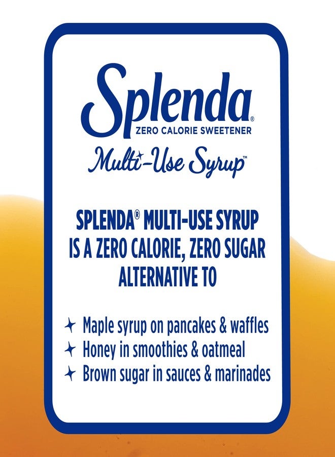 Splenda Multi-Use Allulose Syrup, Zero Calorie, Sugar Free Substitute for Maple Syrup, Honey, Agave and Brown Sugar, 8oz Bottle - Image 2