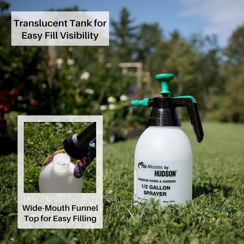 FLOWMASTER Flo-Master by Hudson Half-Gallon Home and Garden Handheld Sprayer - Image 3