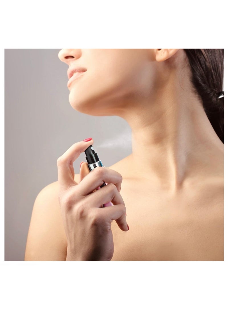 4PCS Portable Mini Refillable Perfume Atomizer Bottle, Refillable Perfume Spray, Atomizer Perfume Bottle, Scent Pump Case for Traveling and Outgoing, 5ml Multicolor Perfume SpraY - Image 2