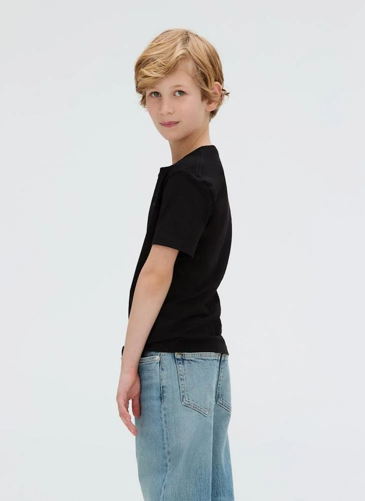 Calvin Klein Jeans Kids Monogram Crew Neck T-Shirt