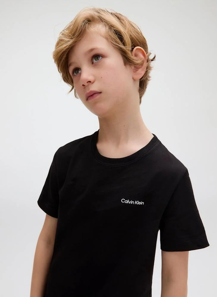 Calvin Klein Jeans Kids Monogram Crew Neck T-Shirt