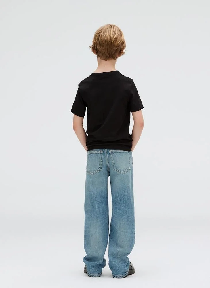 Calvin Klein Jeans Kids Monogram Crew Neck T-Shirt