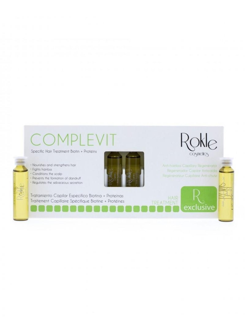 ROKLE - Complevit Ampoules anti hair loss Biotina & Proteinas - Image 1