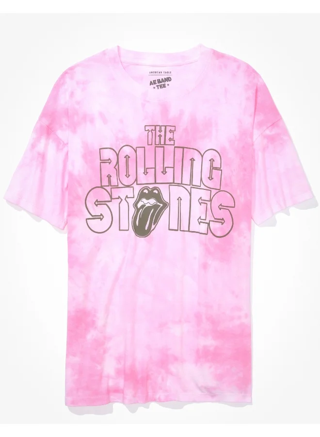 American Eagle AE Oversized Pink Floyd Graphic Tee