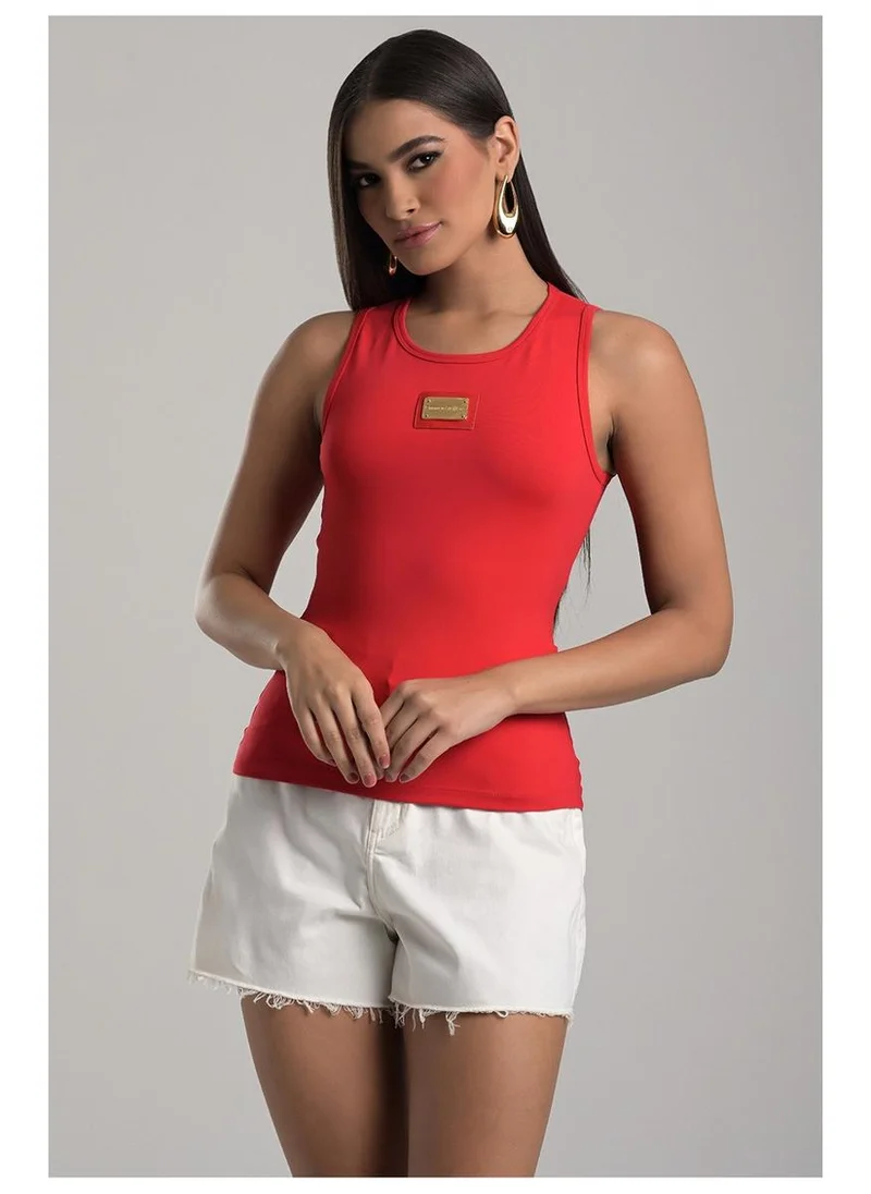 Carmen Steffens  Red Basic Tank Top for Women | Best Price UAE
