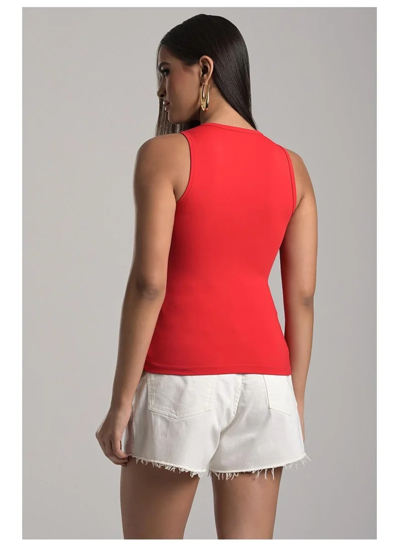 Carmen Steffens  Red Basic Tank Top for Women | Best Price UAE