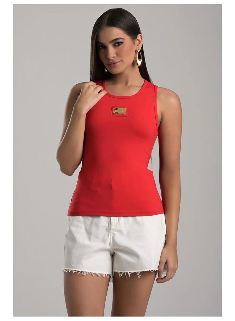 Red Basic Tank Top