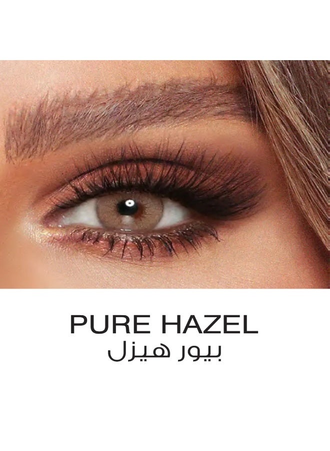 Amara Women 10 Daily Color Contact Lenses Pure Hazel - Image 1