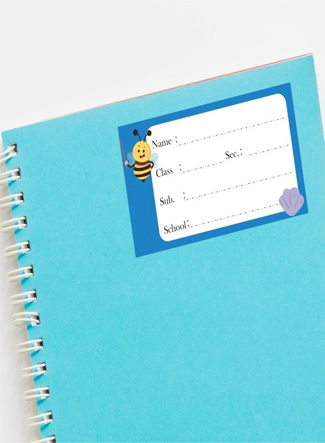 VISUALCREATION Visual Creation Note Books Stickers for Kids School Labels (Sticker Count 30) Cute Name Tags - Image 2