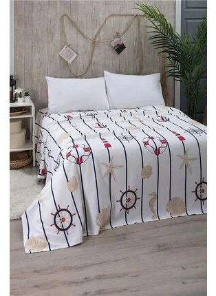 Mulberry Marine Single Bedspread 170 x 230 cm