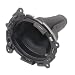 Cakievro Manual Leather Car Shift Gear Knob Lever Gaitor Boot Cover Frame for Honda Fit Jazz 2009 2010 2011 2012 2013 2014 2015 - Image 3