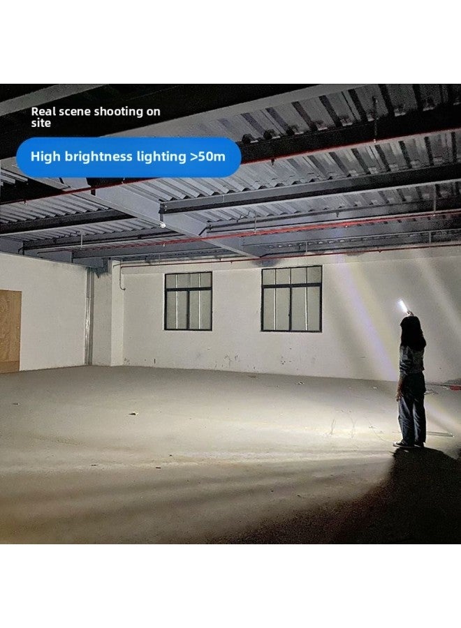 Hand-held Charging Repair Light Emergency Light Camping Light Night Market Stall Light Comes With Hook Magnet Adsorption Direct Sales-Power:High Brightness Led Work Light Dual Battery 2400 Mah  - Image 3