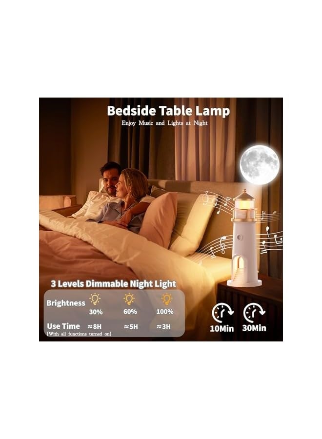 Green Tiger Lighthouse Atmosphere Night Light - Motion Sensor, Remote Control, Soft Warm Lighting - Image 4