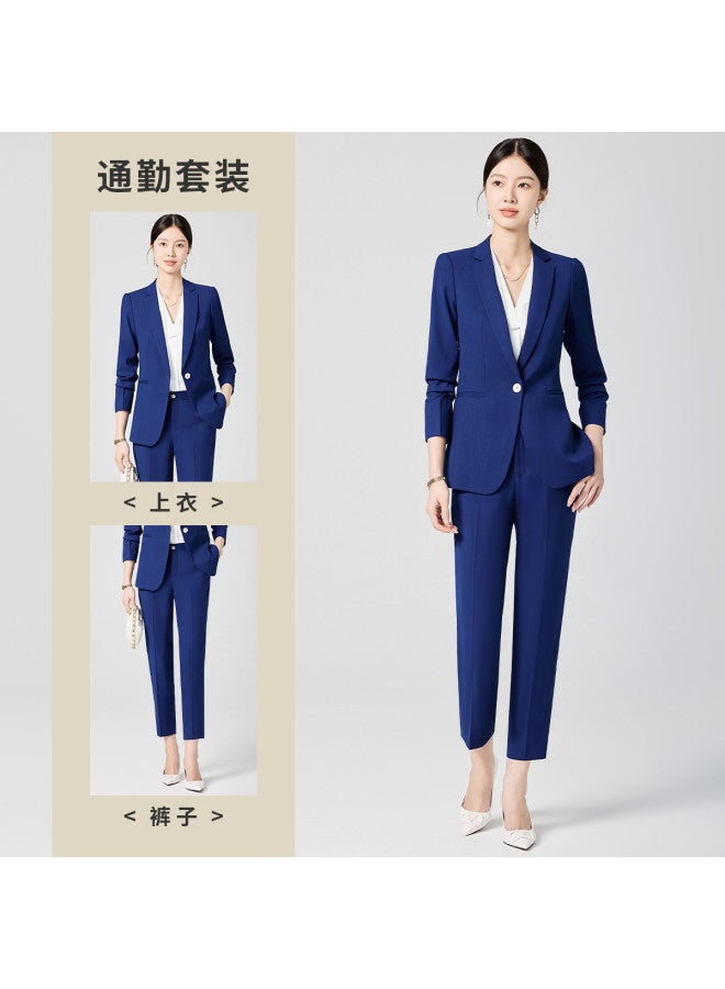 ROMON Women'S Two-Piece Set, Versatile Business Fashion, Commuting And Workplace Two-Piece Set For Women - Image 5