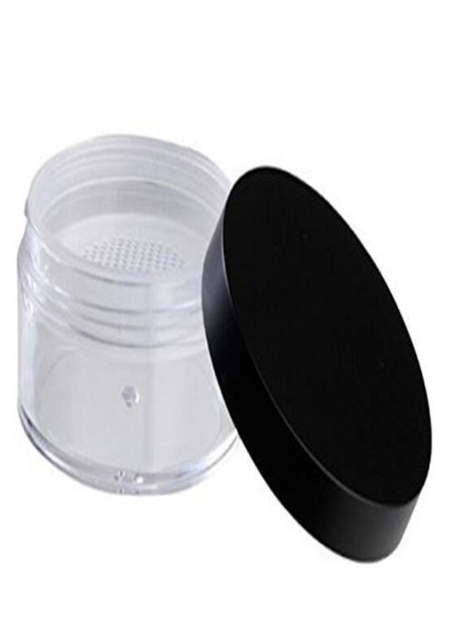 esowemsn 2Pcs 50ml Plastic Empty Powder Puff Case Face Powder Blusher Makeup Cosmetic Jars Containers Travel Kit - Image 2