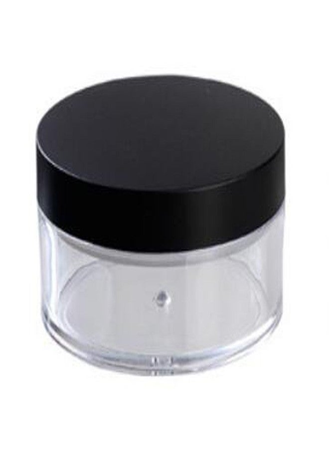 esowemsn 2Pcs 50ml Plastic Empty Powder Puff Case Face Powder Blusher Makeup Cosmetic Jars Containers Travel Kit - Image 1