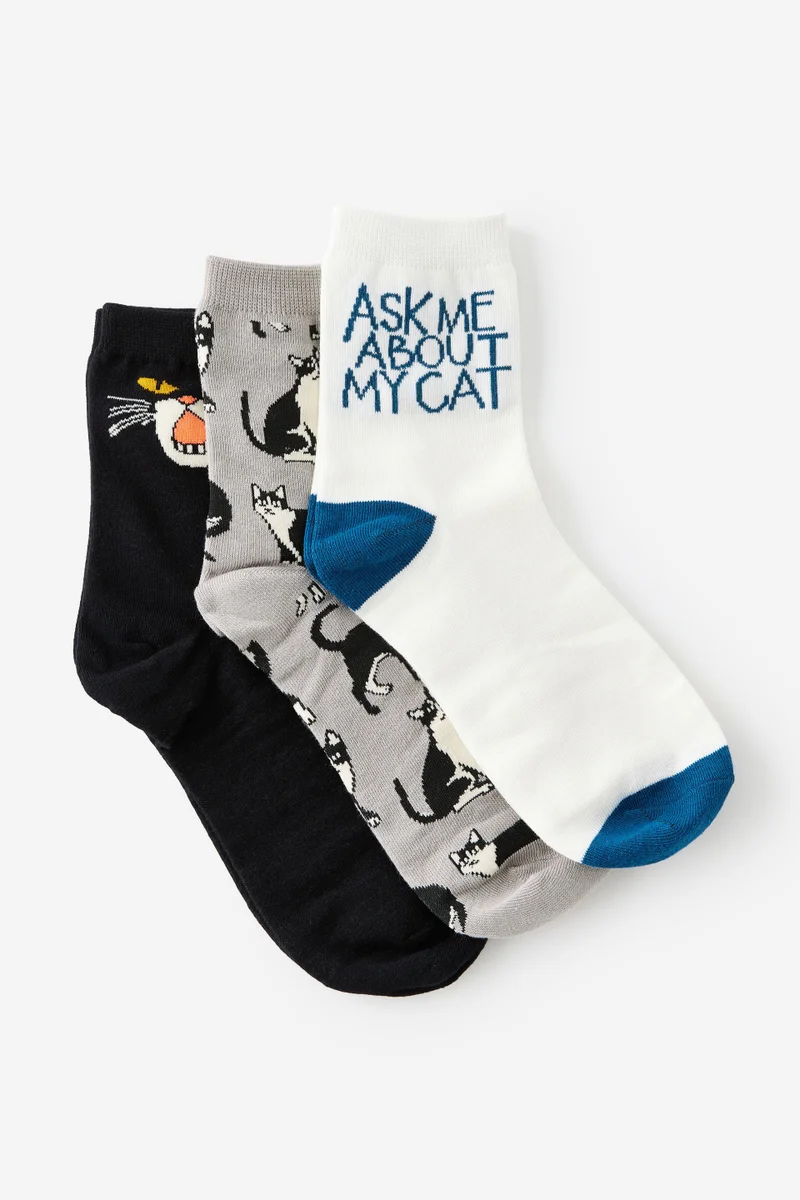 Typo 3 Pack Of Socks