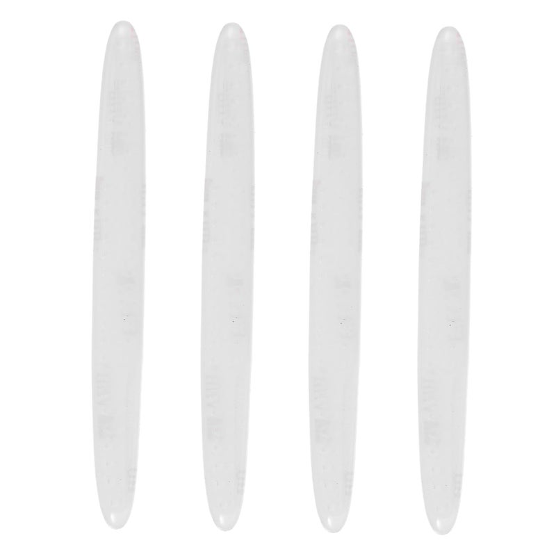 4Pcs Car Door Edge Guards Scratch Resistant Bumper Protection Strips Black - Image 2