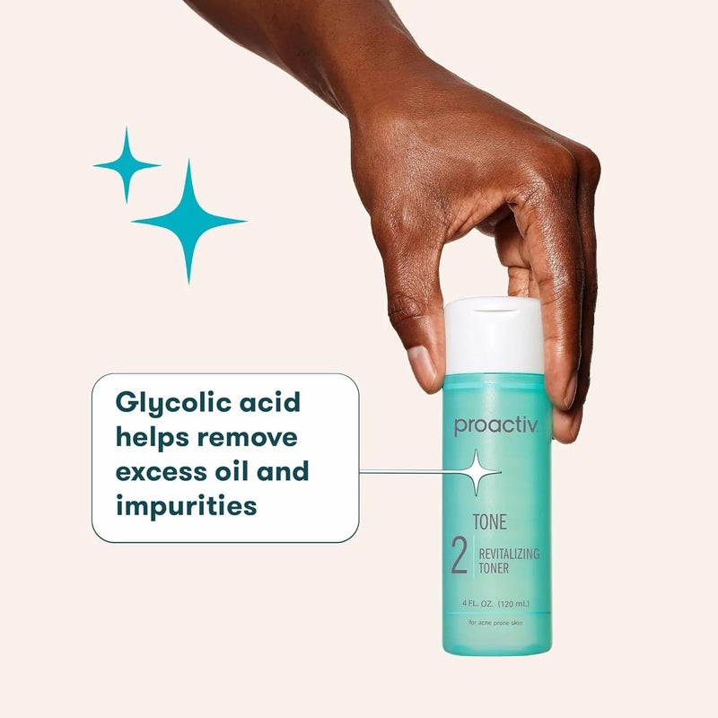 Proactiv تونر مرطب للوجه من بروأكتيف للبشرة الحساسة - تونر خالي من الكحول للعناية بالوجه - تركيبة حمض الجليكوليك وهدب الساحرة لتضييق المسام - تونر لحب الشباب لتوازن البشرة وإزالة الشوائب، 4 أونصات. - Image 5