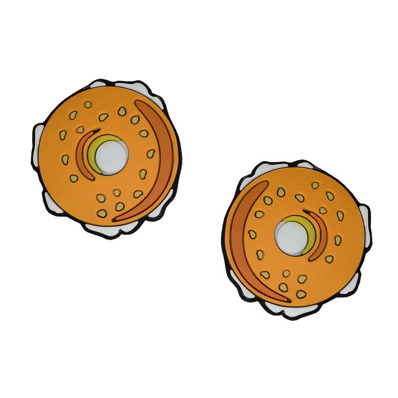 Racket Expressions Oversized Bagel Food Tennis Racket Dampener Shock Absorber, Cute Tennis Dampeners for Rackets - Tennis Vibration Dampeners - Fits All Racquets, Easy to Install - 2 Pack - Image 5