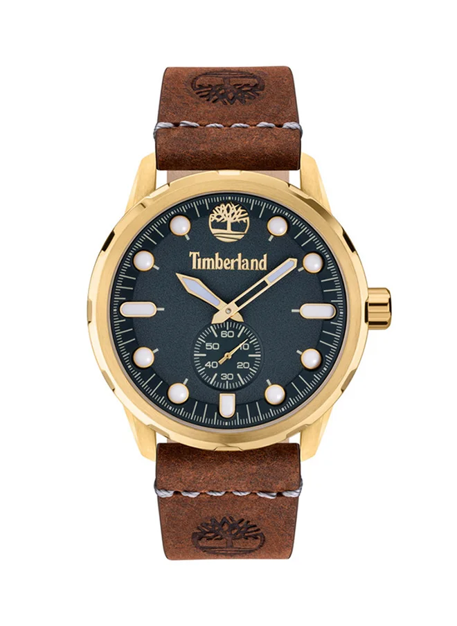 تمبرلاند Timberland Adirondack Watch For Men With Brown Leather Strap 46MM 5 ATM - TDWGA0028502