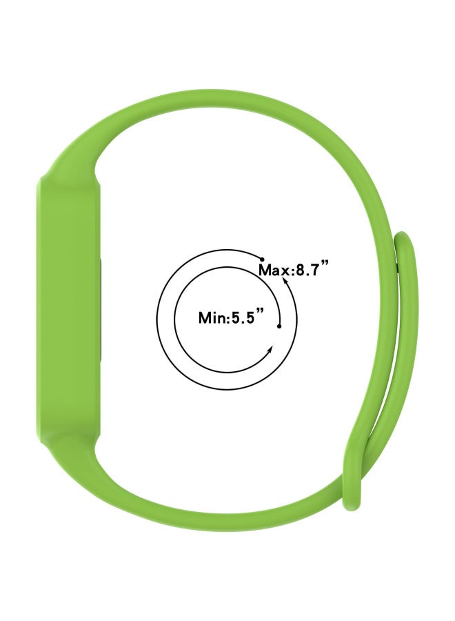 For Xiaomi Redmi Bracelet 3 Wristband Red Mi Bracelet 3 Strap Silicone Smart Sports Replacement Official-Color:Black  - Image 5