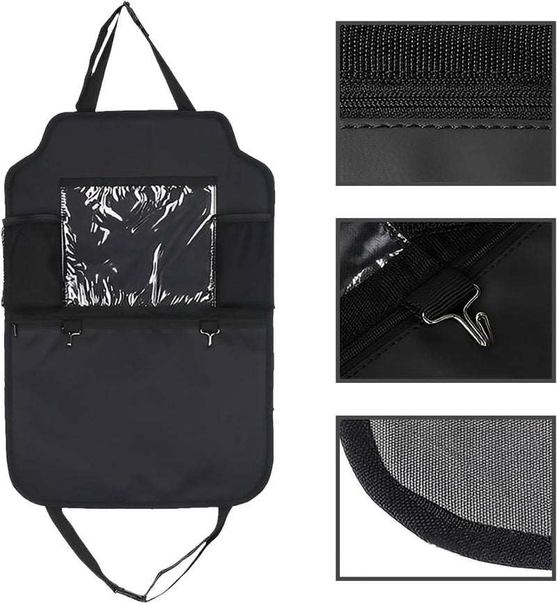 JNNJ Pack of 2 Car Backrest Protectors - Waterproof Oxford Cloth Organiser for Children's Toy Storage - Image 4