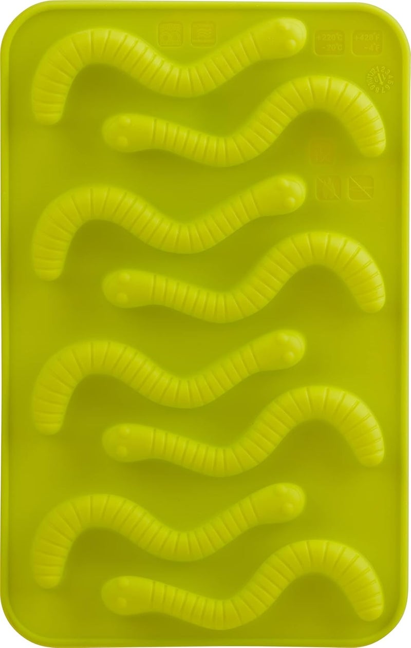 Trudeau Maison Silicone Chocolate Mold 2PkgGummy Worms - Image 1