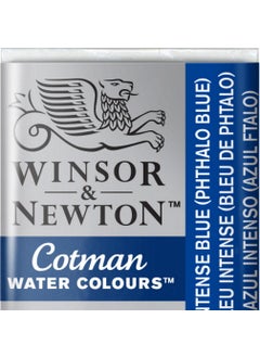 Winsor Newton Cotman Half Tablet Watercolour Intense Blue 