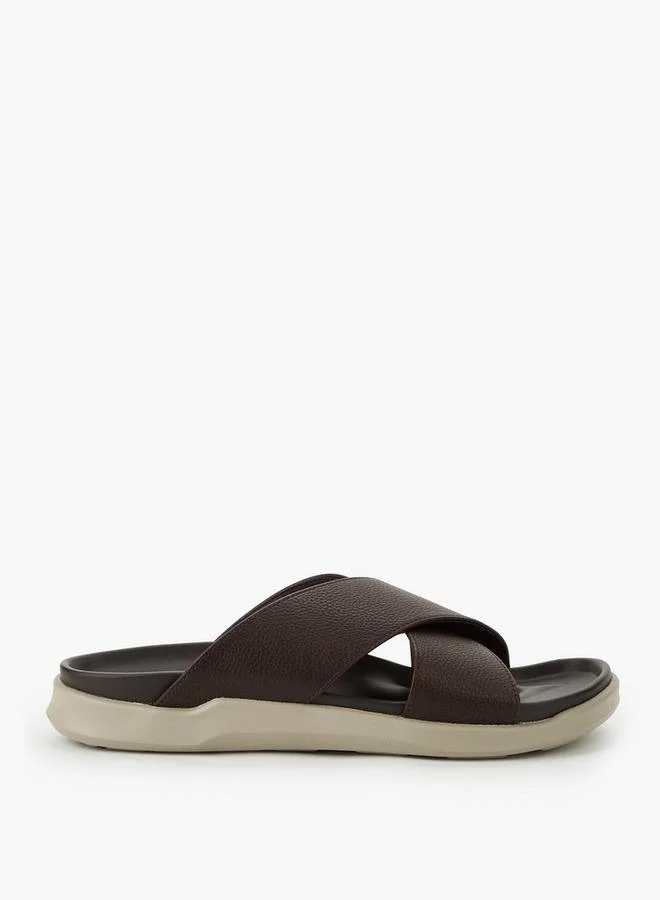 Le Confort Men Cross Strap Sandals