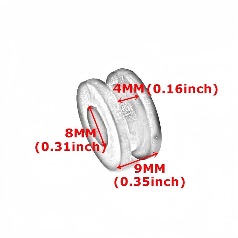 Motorcycle 10pcs Black Shock Absorber Buffer Ring Windproof Rubber Pad Car Panel Rubber Gasket - Image 2