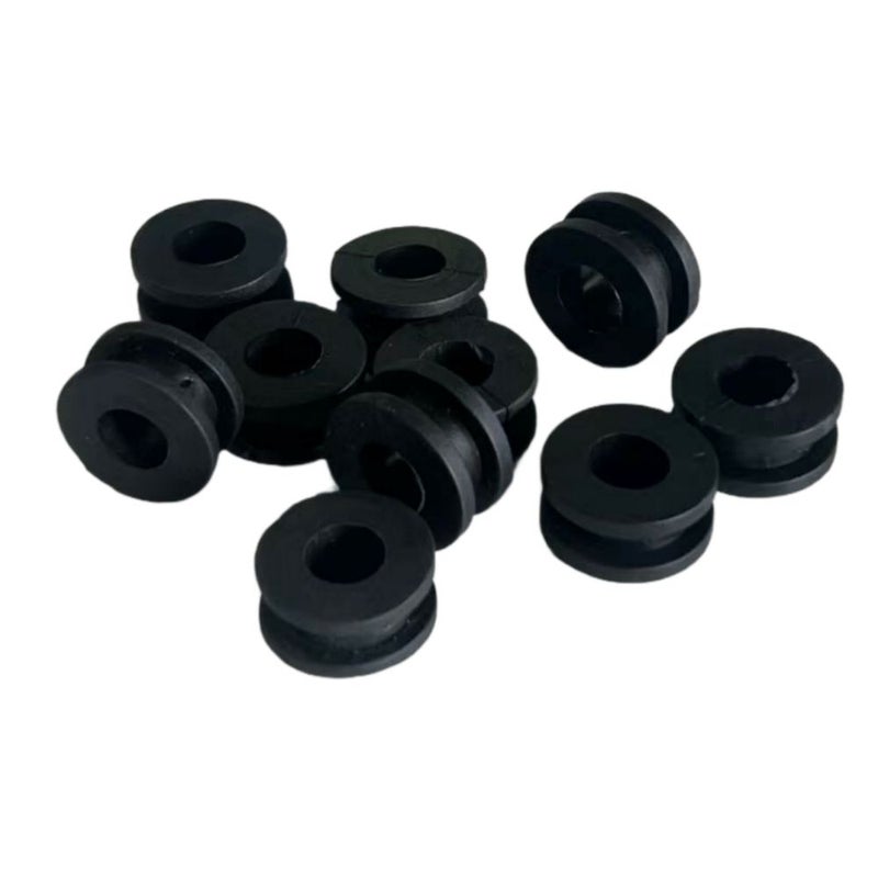 Motorcycle 10pcs Black Shock Absorber Buffer Ring Windproof Rubber Pad Car Panel Rubber Gasket - Image 1
