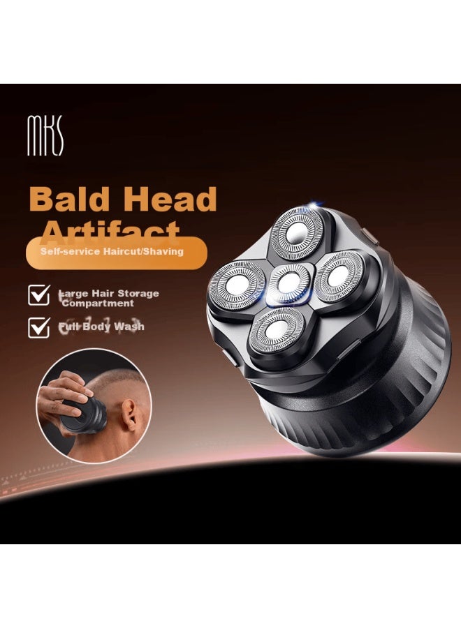 Mks Hair Clipper, Self-service Shaver For Men's Bald Head, High-power Hair Trimmer, Birthday Gift For Husband Or Father, Nv8618h - Image 1