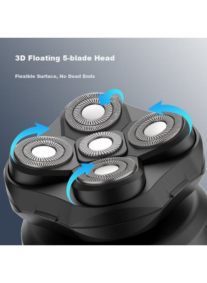 Mks Hair Clipper, Self-service Shaver For Men's Bald Head, High-power Hair Trimmer, Birthday Gift For Husband Or Father, Nv8618h - Image 2