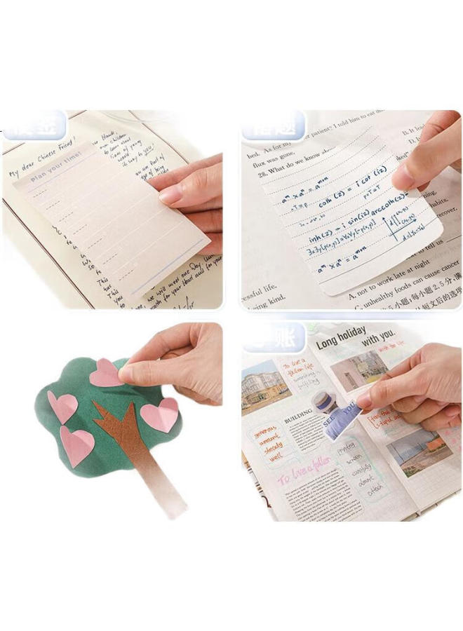 Changli Gradient Push-Button Dotted Glue, High-Value Correction Tape, Strong Pointed Double-Sided Tape, Children'S Craft, Large Capacity Journal Tape, Elementary School Student Error Correction, Sticky Notes, High-Adhesive Traceless - Image 3