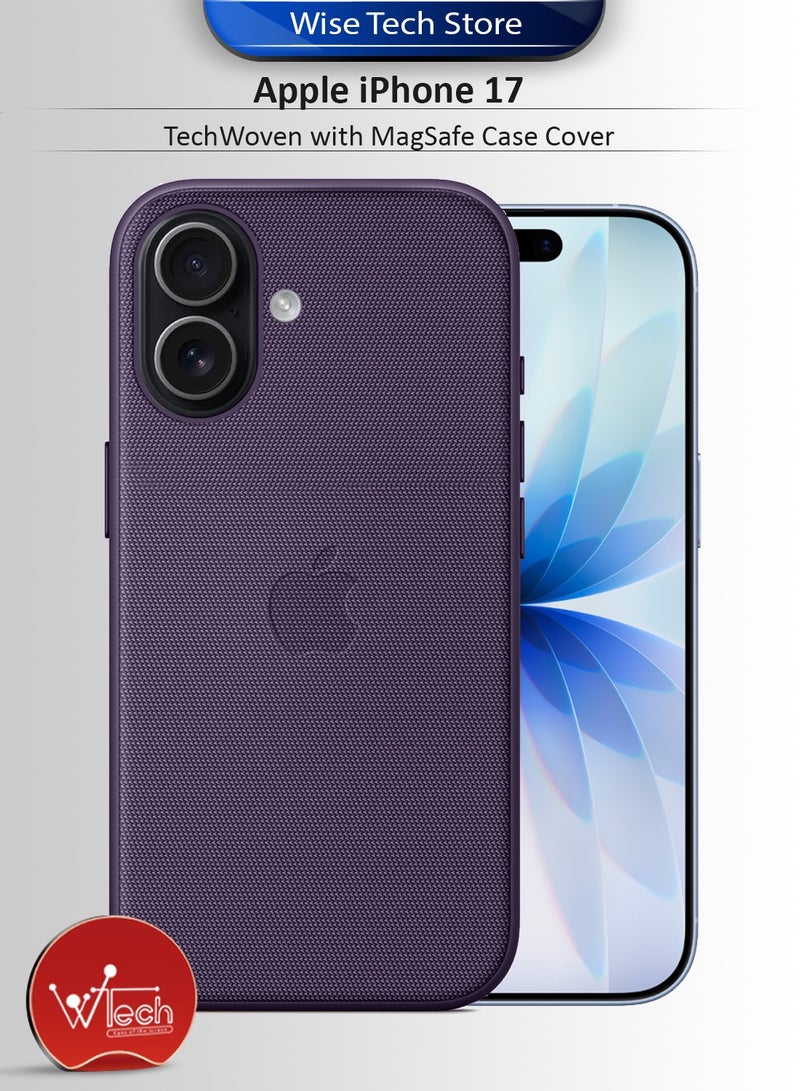 Wtech Apple iPhone 17 5G 2025 TechWoven with MagSafe Case Cover (MCMPMN) - Purple - Image 1