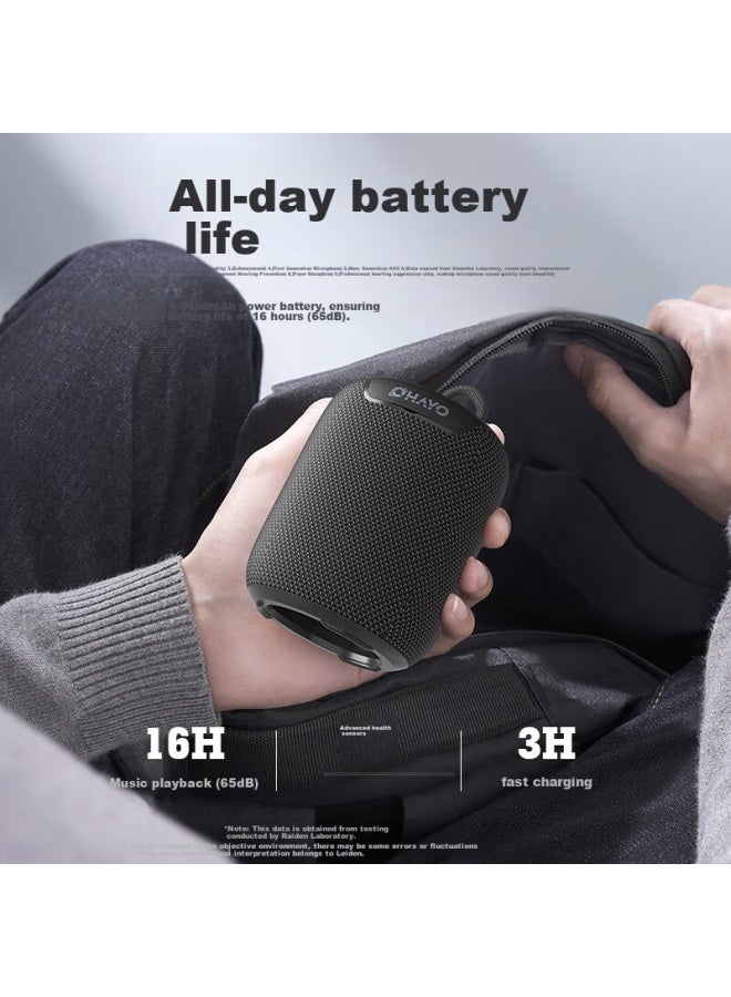 OHAYO X2 Speaker Bluetooth Speaker Large Horn 3d Surround High-power Volume Ultra-heavy Bass Outdoor Waterproof Portable Personal Home Mini Cannon - Image 3