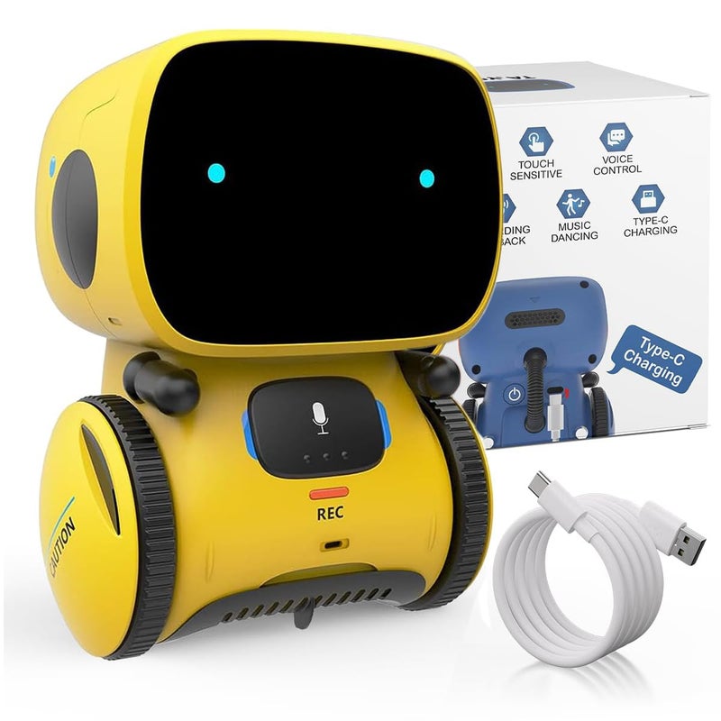 98K Robot Toys for Girls and Boys Rechargeable Touch and Voice Control Robots Interactive Talking Smart Partner and Teacher with Singing Dancing STEM Toy Gifts for Kids Age 3 and Up - Image 3